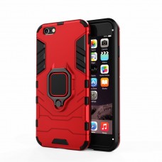 Θήκη Κινητού BBR Ring Αντικραδασμική ( Armor - Shockproof ) με ενσωματωμένη βάση-δαχτυλίδι για i-PHONE 6 PLUS /6S PLUS RED